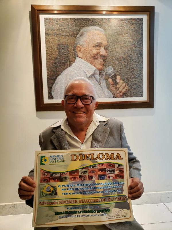 Convidado Especial. Edomir Martins de Oliveira: 