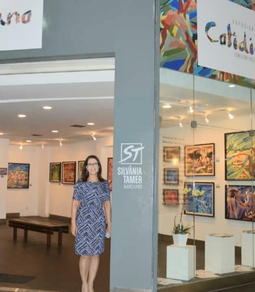 Silvânia Tamer fala do seu sucesso como marchande, divulgando a arte, com carinho e responsabilidade