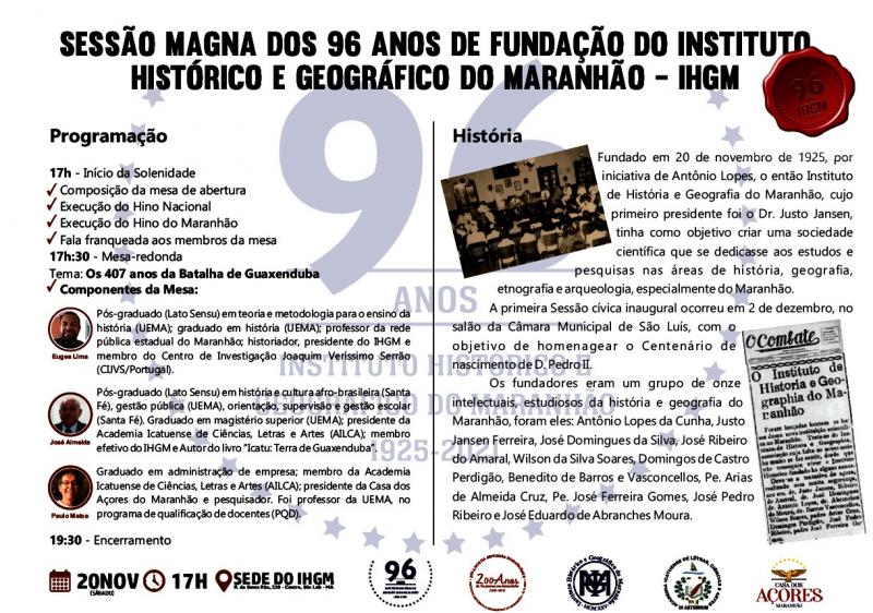 Festividades no IHGM
