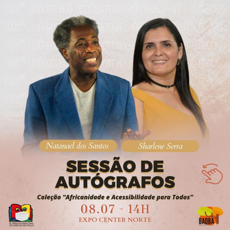 Acadêmica APB SHARLENE SERRA, participa da 26ª Bienal Internacional do livro de São Paulo.