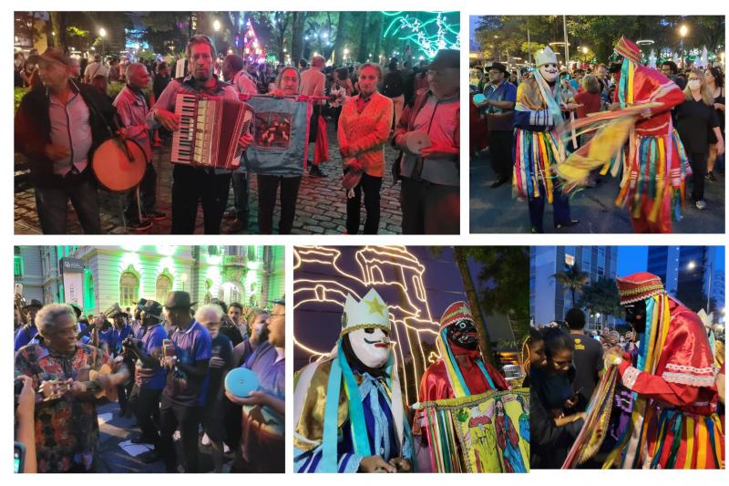 Fátima Sampaio de Belo Horizonte/MG escreve sobre o encontro de Folia de Reis: 