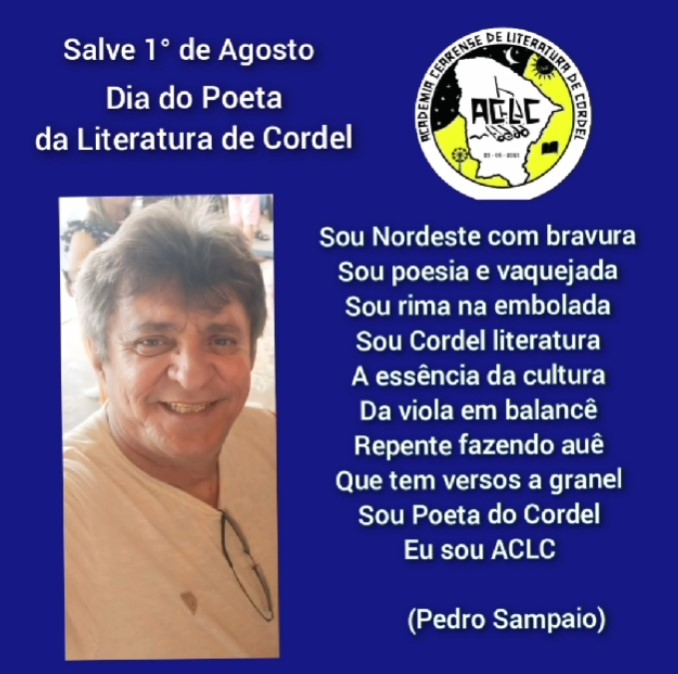 Salve o Dia do Poeta Cordelista: 01.08.