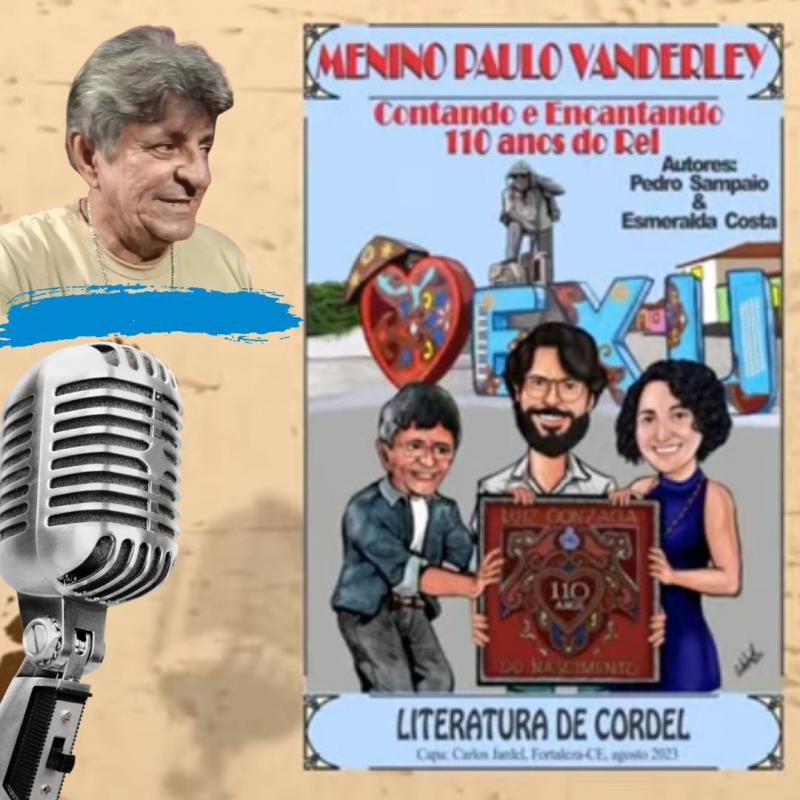 A Festa do Cordel comandada pelo cordelista e incentivador da cultura nordestina, poeta Pedro Sampaio.