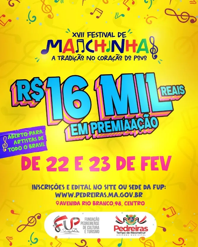 XVII festival de marchinhas de Pedreiras Maranhão