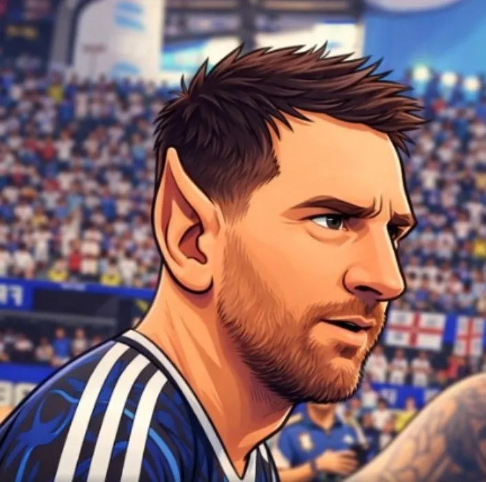 “É um ET. / Por esse ângulo dá pra ver. / Não se pode mais negar. / Pelo jeito especial de Jogar.”