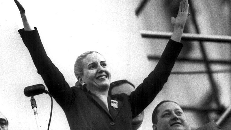 O mito argentino Evita Perón completaria neste maio de 2021, 102 anos de nascimento