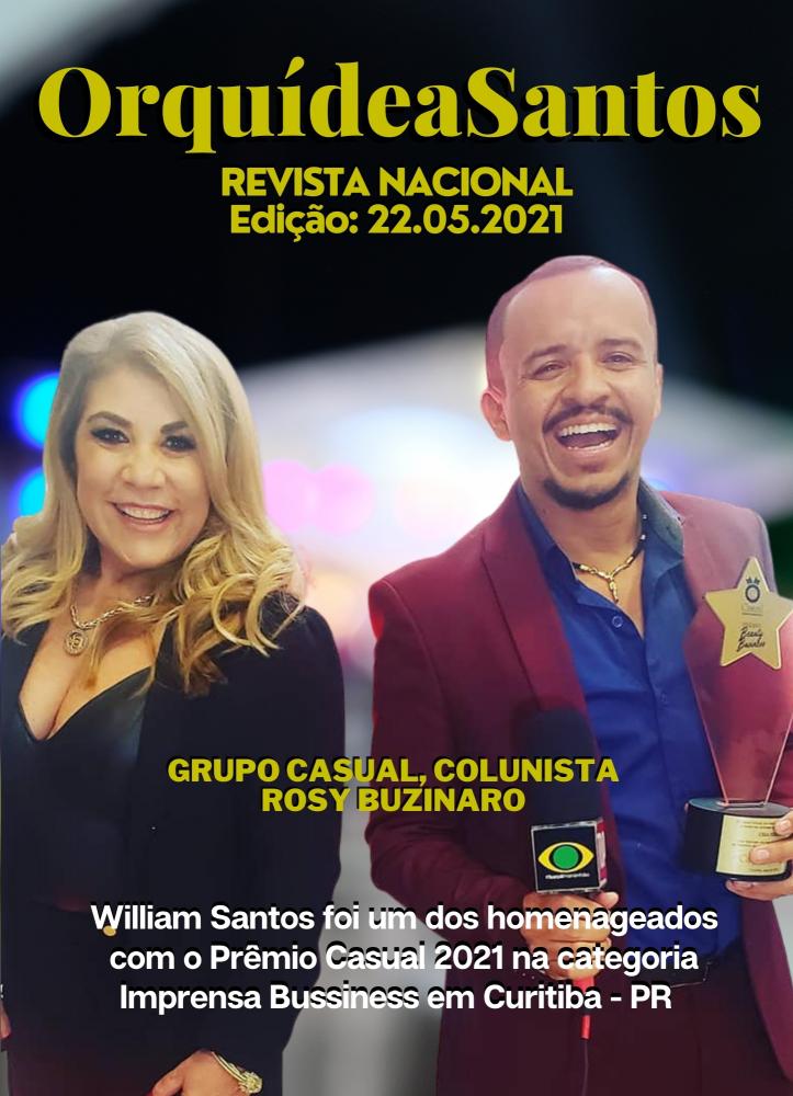 Nova edição da Revista Nacional de Orquídea Santos. 23.05.2021. Entretenimento e Sociedade