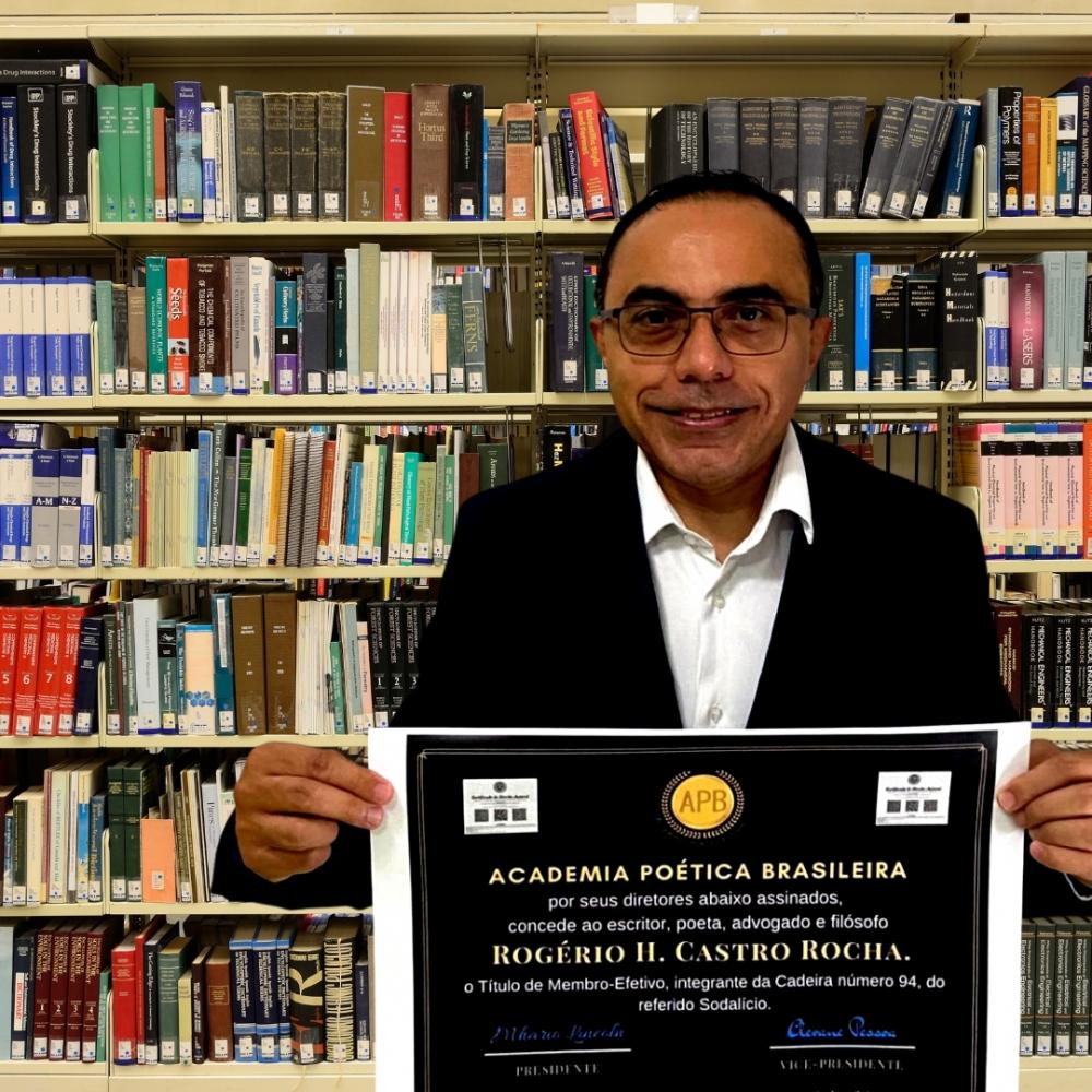 Academia Poética Brasileira elege e empossa novo imortal para a Cadeira de número 94