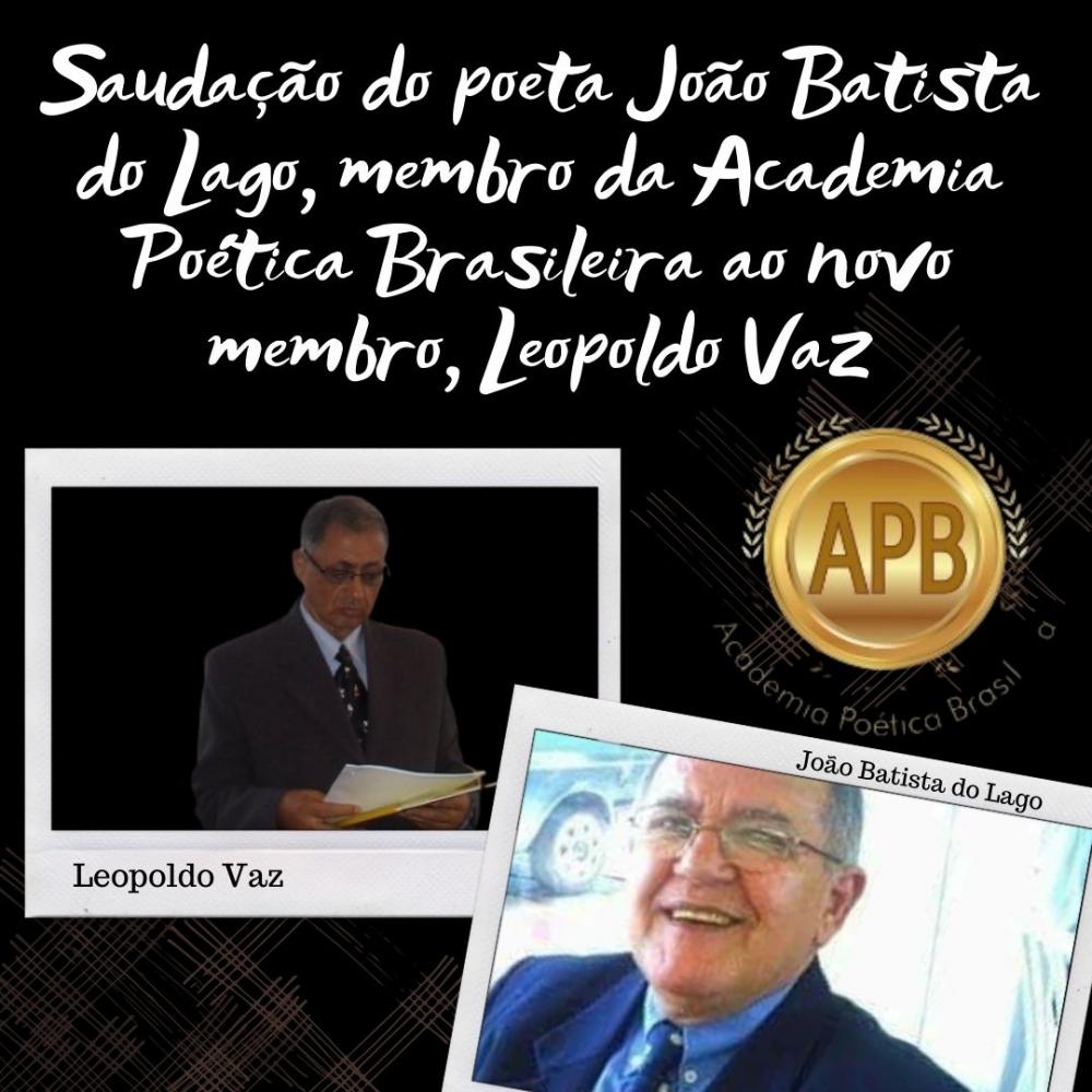 Professor e pesquisador brasileiro, Leopoldo Gil Dulcio Vaz toma posse na Academia Poética Brasileira