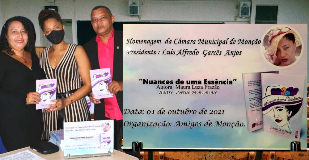 Colaboradora do Facetubes recebe carinhosa homenagem da Câmara Municipal de Monção