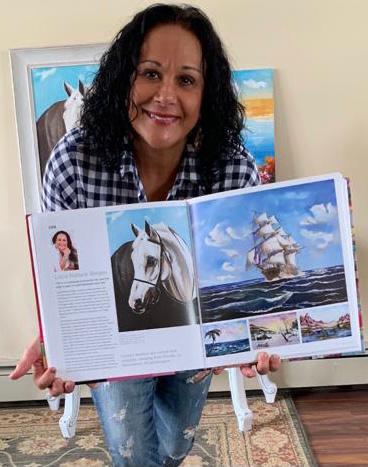 Artista Visual Lucia Borges, da Academia Poética Brasileira, integra livro de Arte publicado na Índia