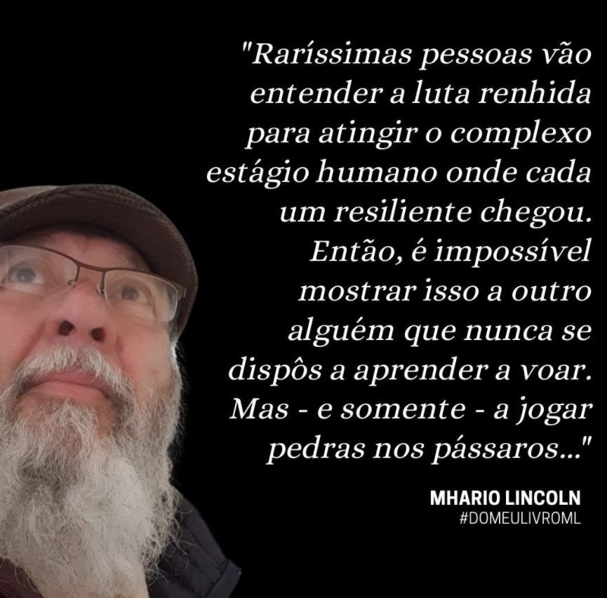 Novo texto de Mhario Lincoln fala sobre a essência da reconciliação consigo mesmo