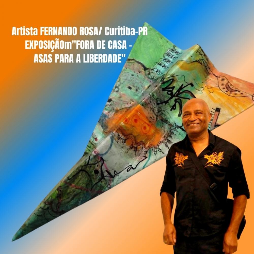 Fernando Rosa, imortal da Academia Poética Brasileira participa de importante exposição