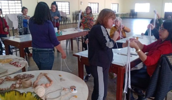 Oficinas de artesanato no interior são oportunidade de aperfeiçoamento profissional