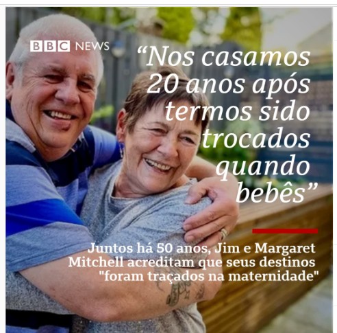Noticia publicada no site da BBCBrasil é exemplo de amor e longevidade.