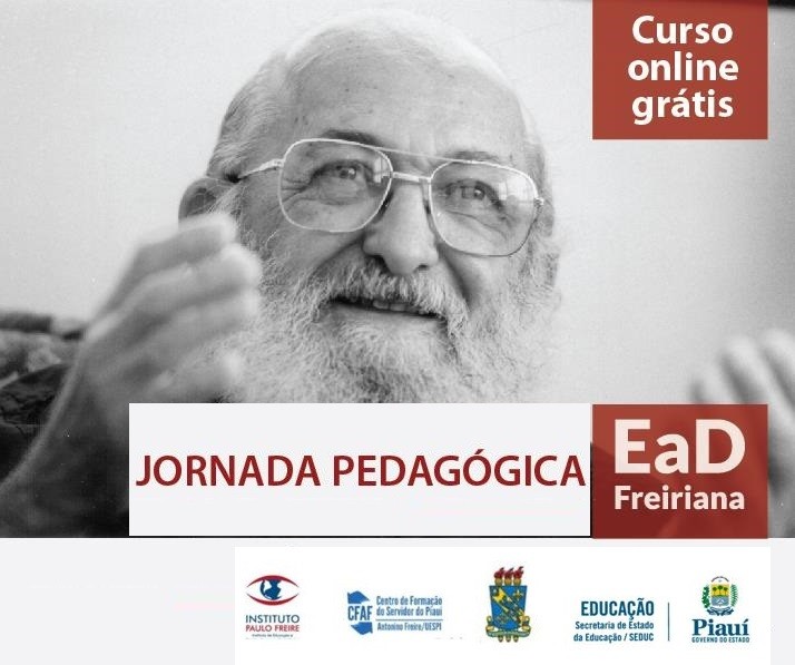 Abertas inscrições de Jornada Paulo Freire para professores do Estado