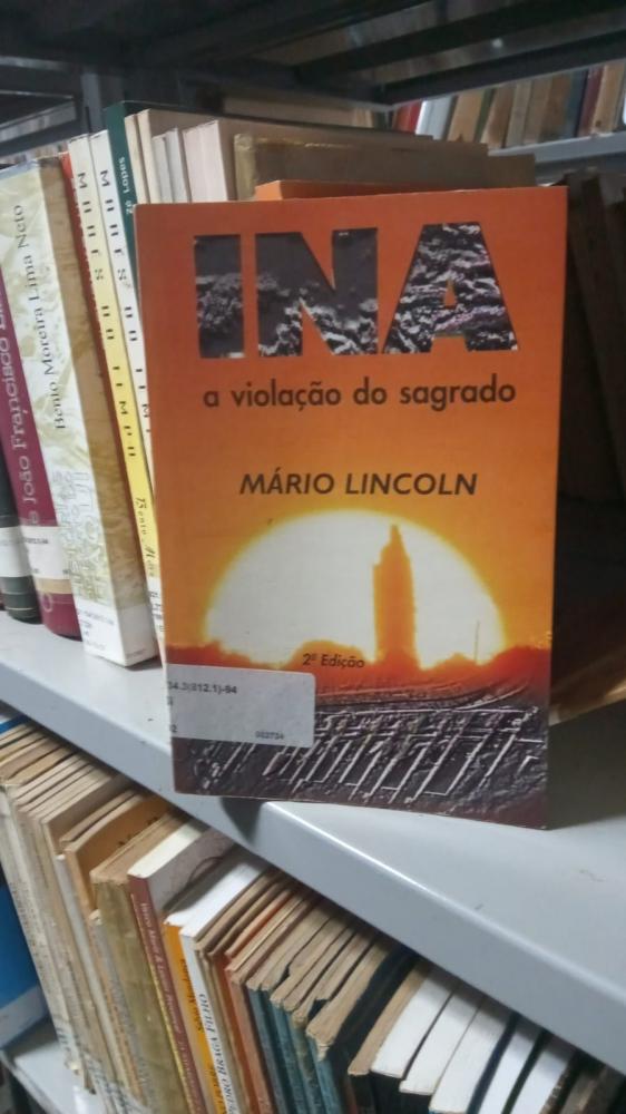 O best-seller - INA A VIOLAÇÃO DO SAGRADO - de Mhario Lincoln, recebeu Certificado de 