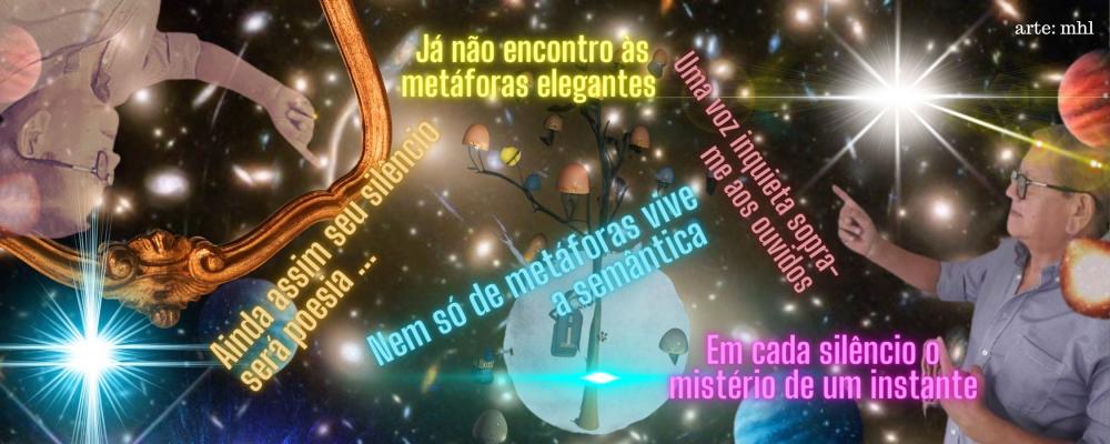 Num texto enigmático, Eloy Melonio se aventura numa viagem pelos vários universos do verso.