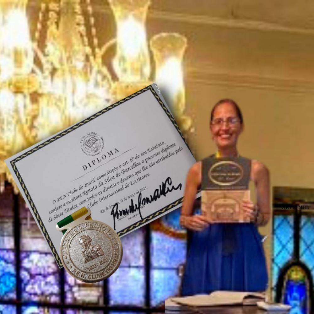 Renata Barcellos agora integra um dos mais respeitados sodalícios literários do Mundo