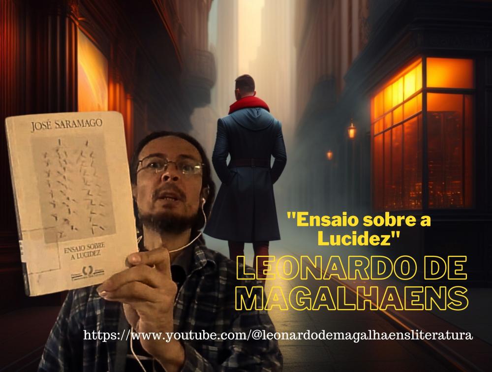 Escritor e resenhista Leonardo de Magalhaens e as alegorias de José Saramago
