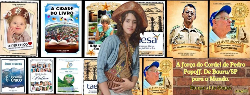 Cordel Brasileiro, com a poeta e cordelista, da APB/CE, Esmeralda Costa