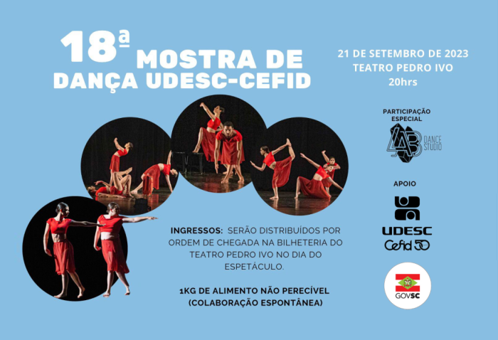 Mostra de Dança da Udesc abre inscrições para coreografias de SC