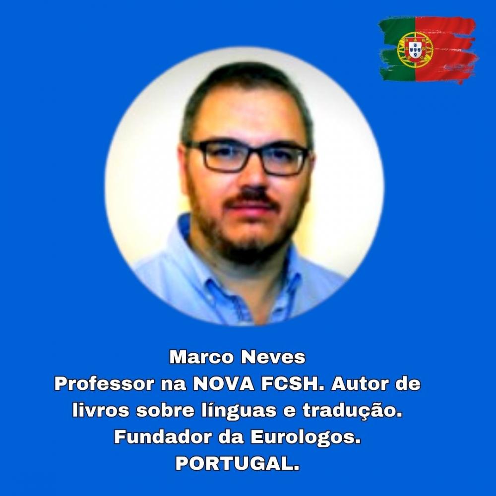Respeitado e aplaudido linguista português, agora é cronista do Facetubes: Marco Neves