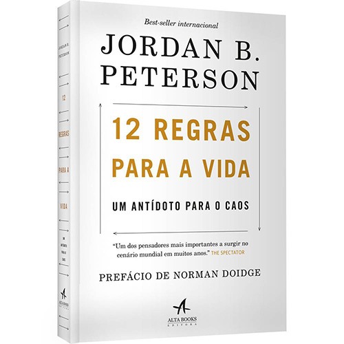 12 regras para a vida, do autor Jordan Peterson