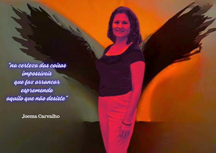 Joema Carvalho escreve seu poema, a partir de títulos de livros dos autores