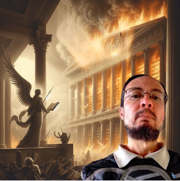 Quem queimou a Biblioteca de Alexandria foram os Romanos? Ou é apenas mais uma Lenda?