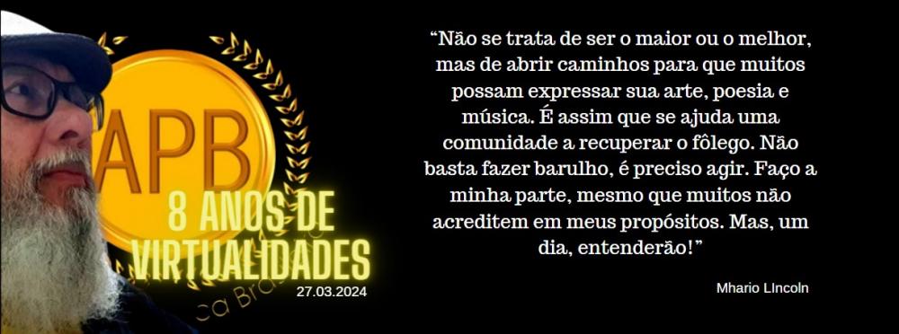 A Academia Poética Brasileira completa oito anos de atividades virtuais com credibilidade