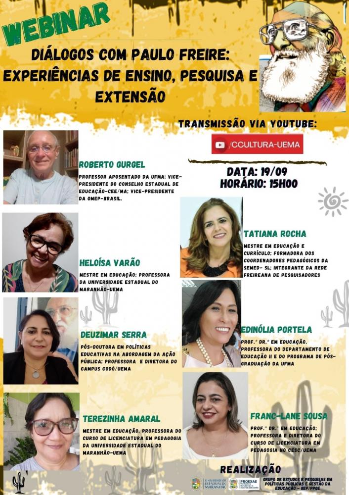Grande nomes em Políticas e Educação Publicas discutem Paulo Freire