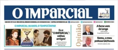 Um dos maiores matutinos do Maranhão, "O Imparcial" faz 98 anos e publica matéria de Mhario Lincoln