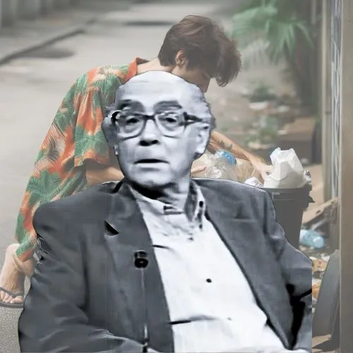 "Não é a pornografia que é obscena, é a fome que é obscena", frase de José Saramago 