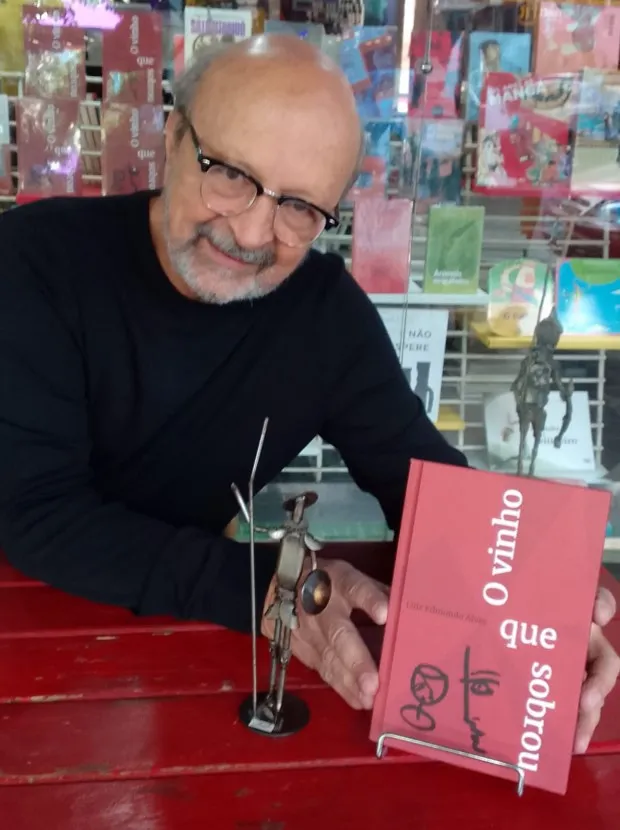 Leonardo de Magalhaens: Poesia Mineira. "O vinho que sobrou". 2024. Do poeta Luiz Edmundo Alves 