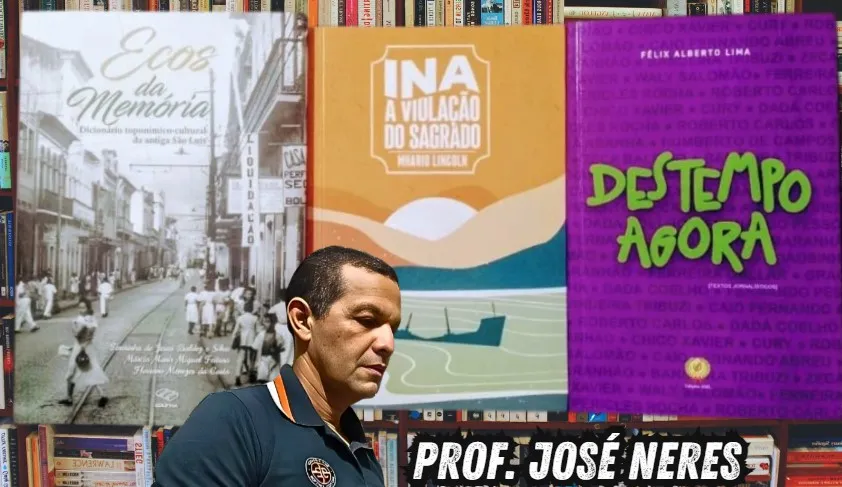 Professor José Neres indica três importantes livros; um deles, "Ina A violação do Sagrado"