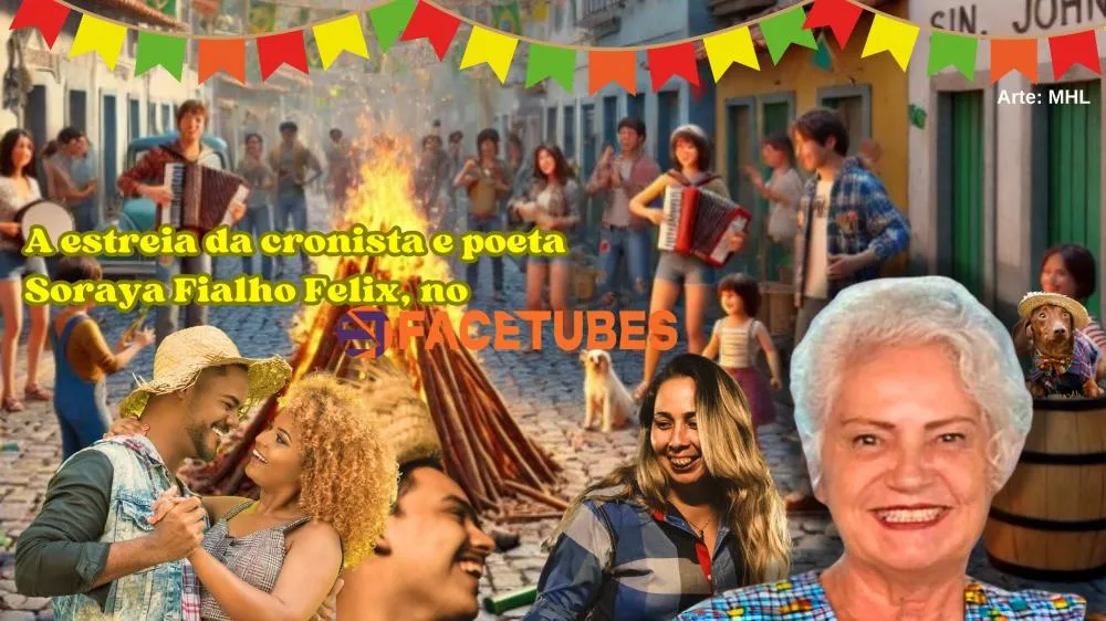 "EITA FESTANÇA BOA!", texto de estreia da cronista e poeta Soraya Fialho Felix