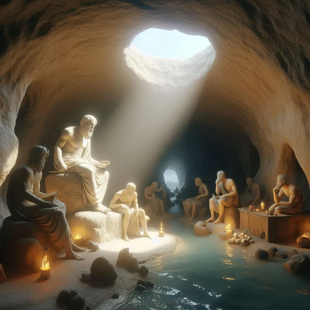 Agora mesmo é que vivemos, literalmente, na alegoria da "Caverna de Platão"?