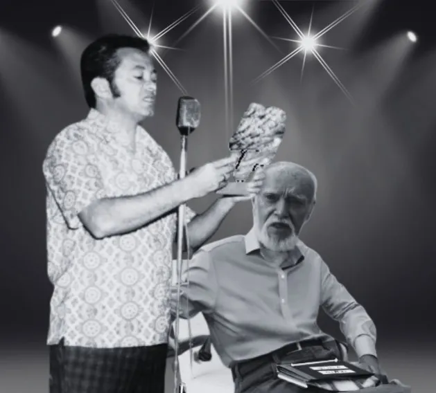 Carlos Cunha. Dois grandes poetas, duas linhas de pensamento lírico, que se juntam para celebrar a poesia brasileira
