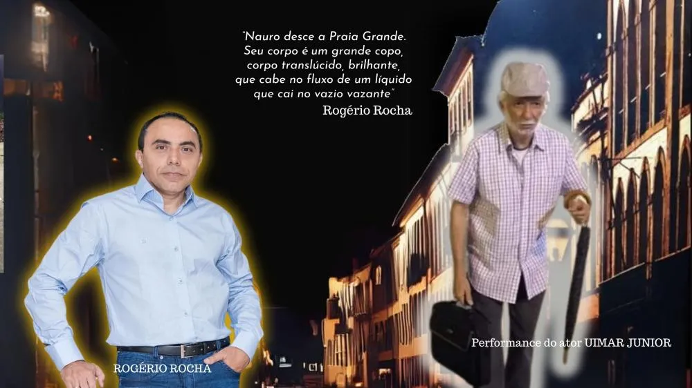 Como um mágico, o imortal da APB, poeta Rogério Rocha, integra Nauro Machado ao cenário; ao cheiro e ao marulho da cidade de São Luis(Ma)