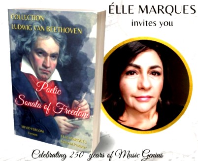 Jornalista Élle Marques, vai homenagear os 250 anos de Beethoven