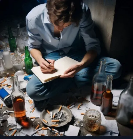 Oito razões levam a pensar que a relação Álcool/Droga e Literatura é altamente destrutiva para o autor.
