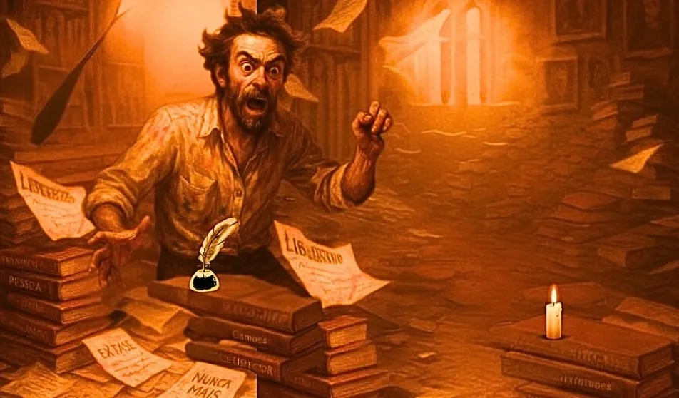 De Mhario Lincoln: “Hã, dã, dã hã: o poeta é um louco? 