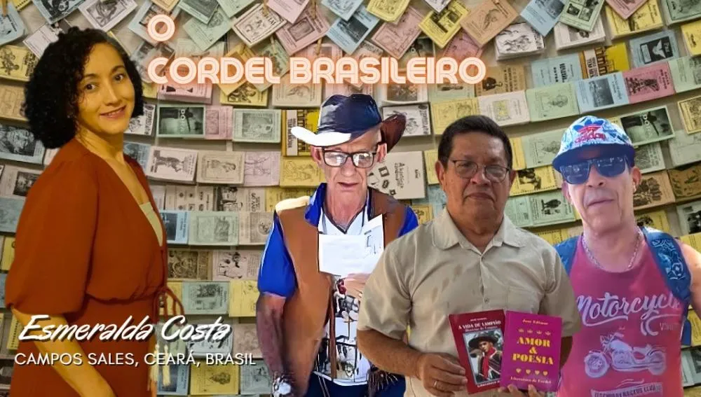 EXCLUSIVO: Colunista Esmeralda Costa (APB-CE) e sua Coluna do Cordel Brasileiro