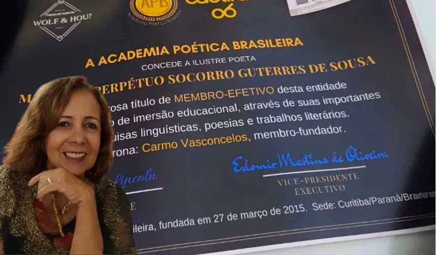Socorro Guterres: escritora, poeta e colunista da Plataforma Nacional do Facetubes: “A Félix Culpa ”