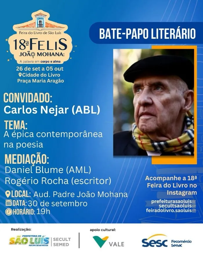 A “18ª Felis” convidou grandes nomes da Literatura Brasileira para debates