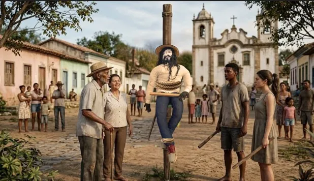 A malhação do Judas, neste sábado de Aleluia, revela mais que folclore. Esconde ódio coletivo e uma vítima escolhida
