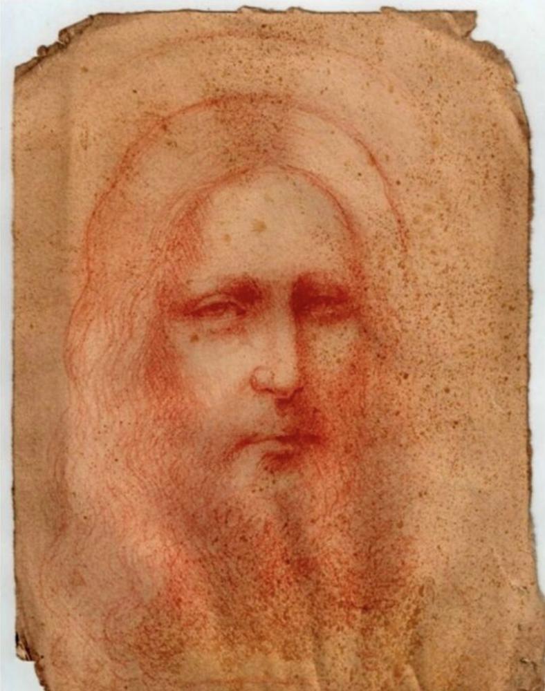 Historiadora defende que este desenho de Jesus é obra de Leonardo da Vinci