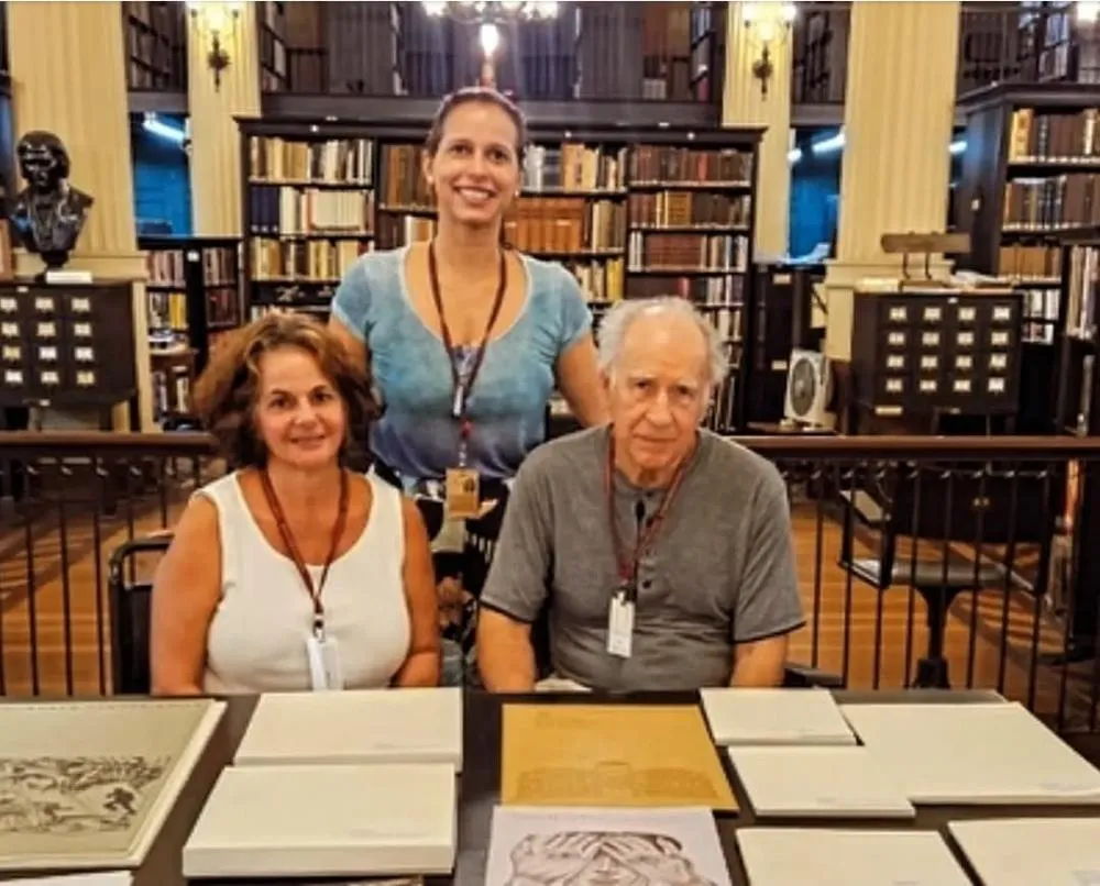 Biblioteca Nacional aumenta acervo de gravuras. Desta feita, com doações de Rubem Grilo.
