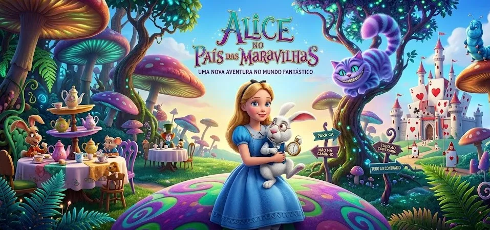 O que tem por trás do inocente Alice no País das Maravilhas? A infância também pode pensar a linguagem?